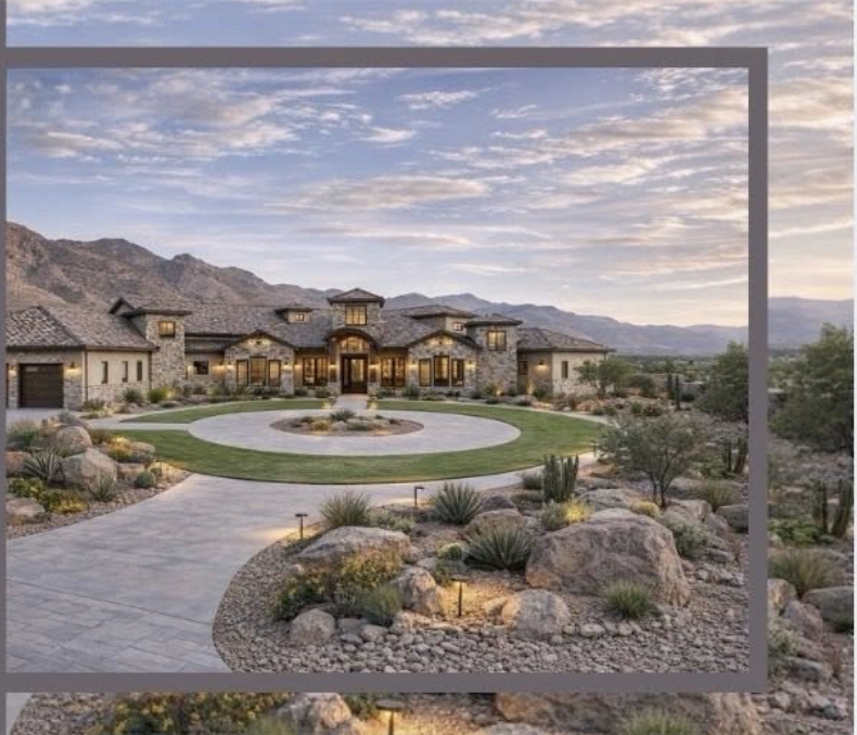 Exterior inspiration for the New Mexico canyon residence