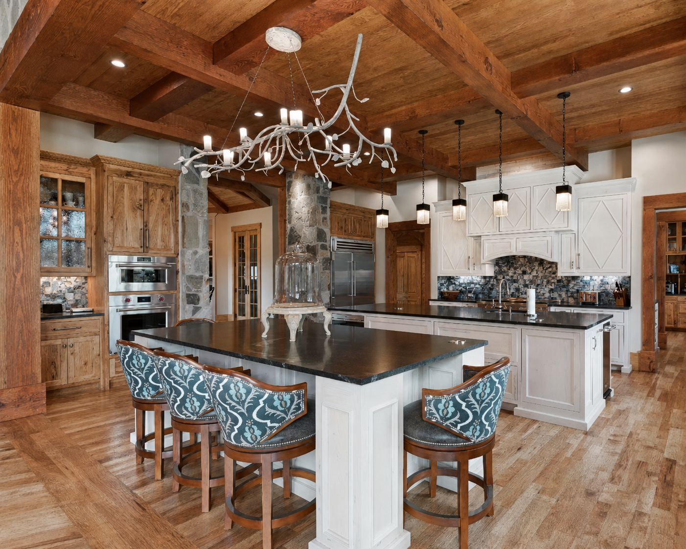 Handcrafted kitchen in the Texas Luxury residence